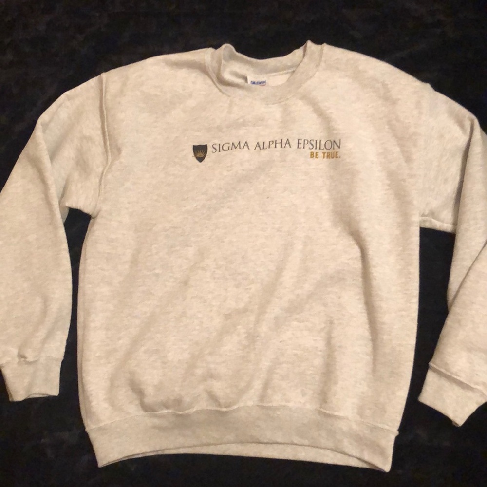 SAE gray sweatshirt